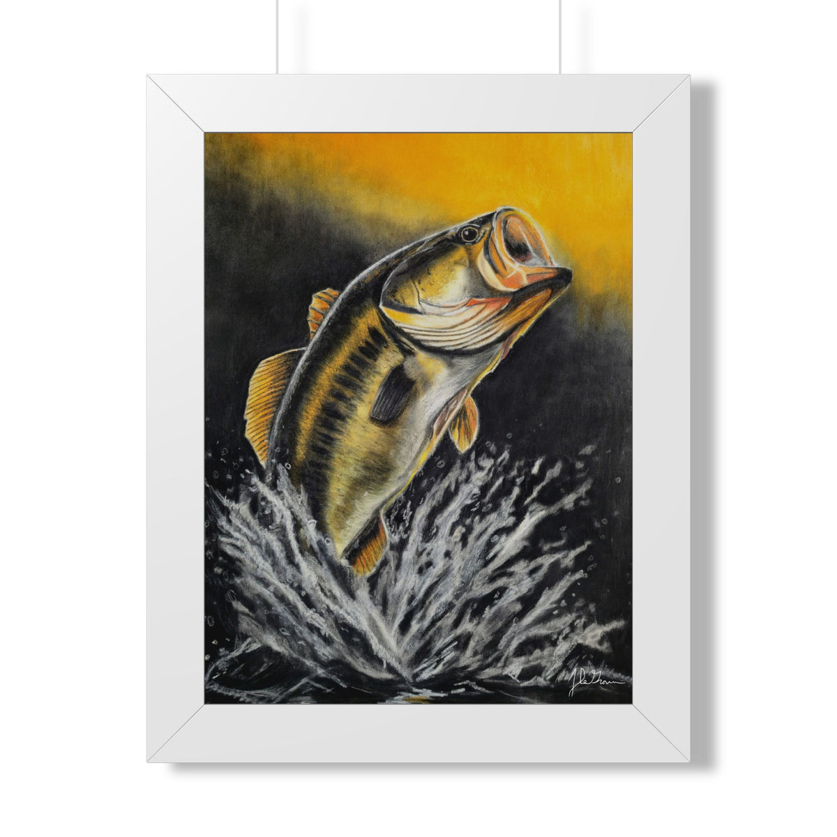 "Golden Rise" Framed Paper Print