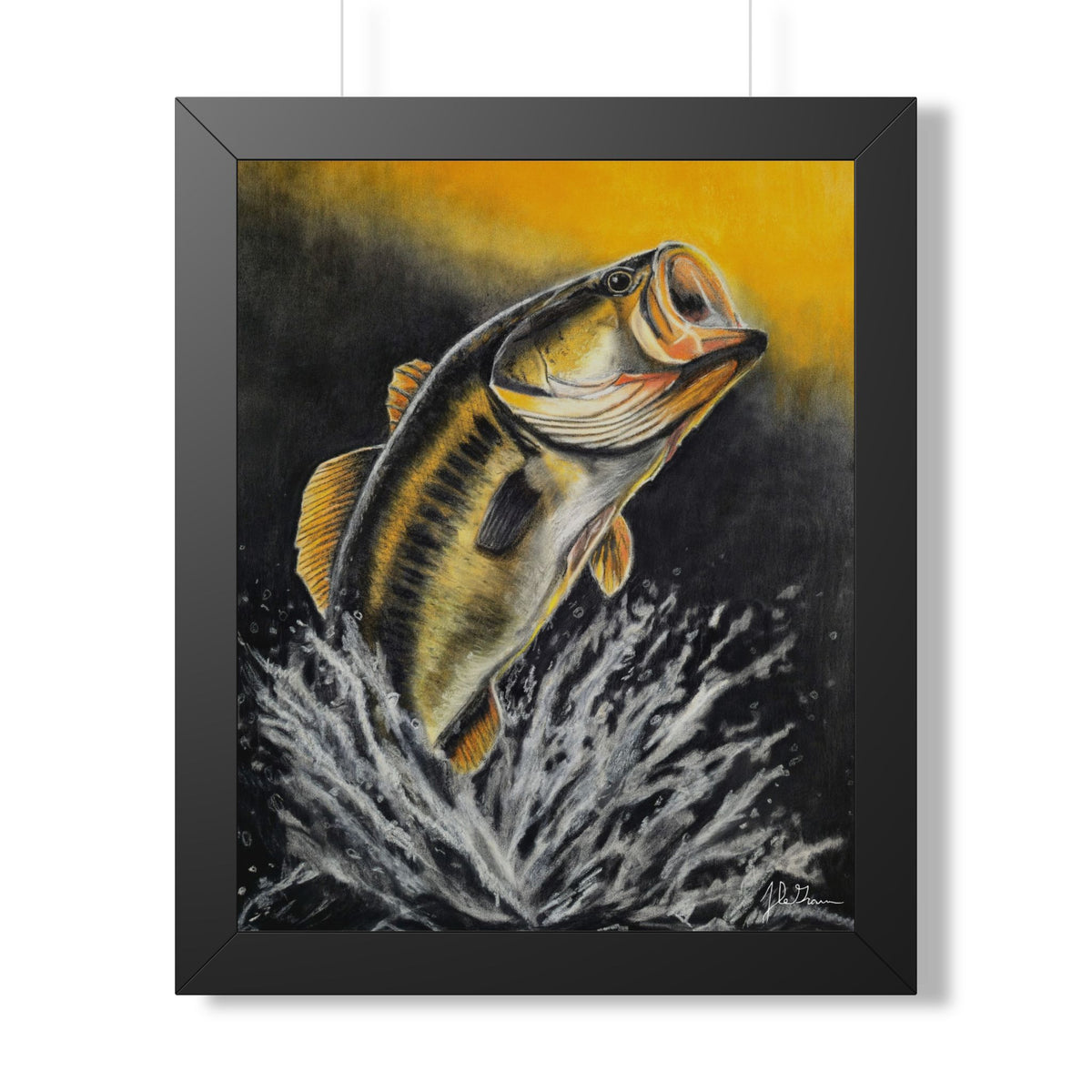 "Golden Rise" Framed Paper Print