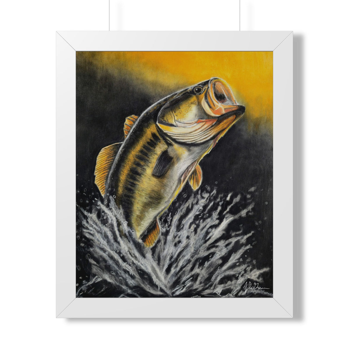 "Golden Rise" Framed Paper Print