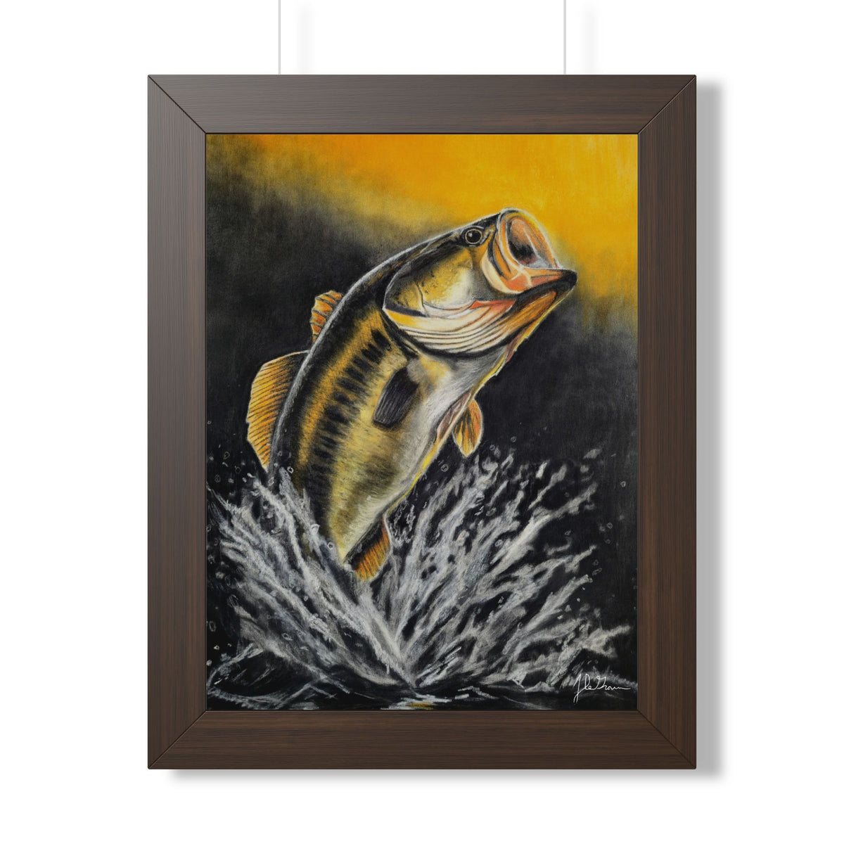 "Golden Rise" Framed Paper Print