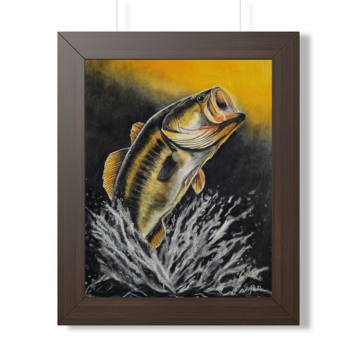 "Golden Rise" Framed Paper Print