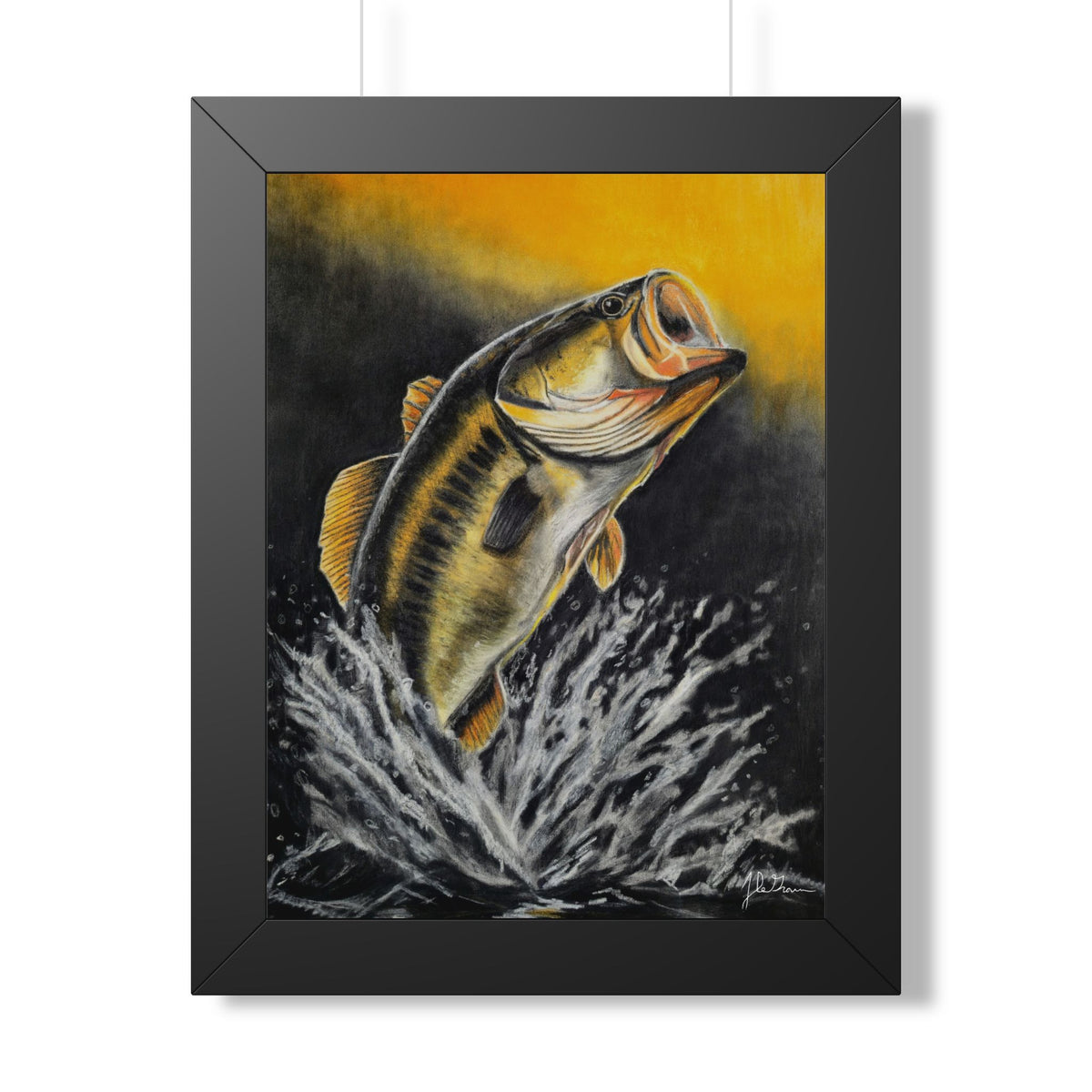 "Golden Rise" Framed Paper Print