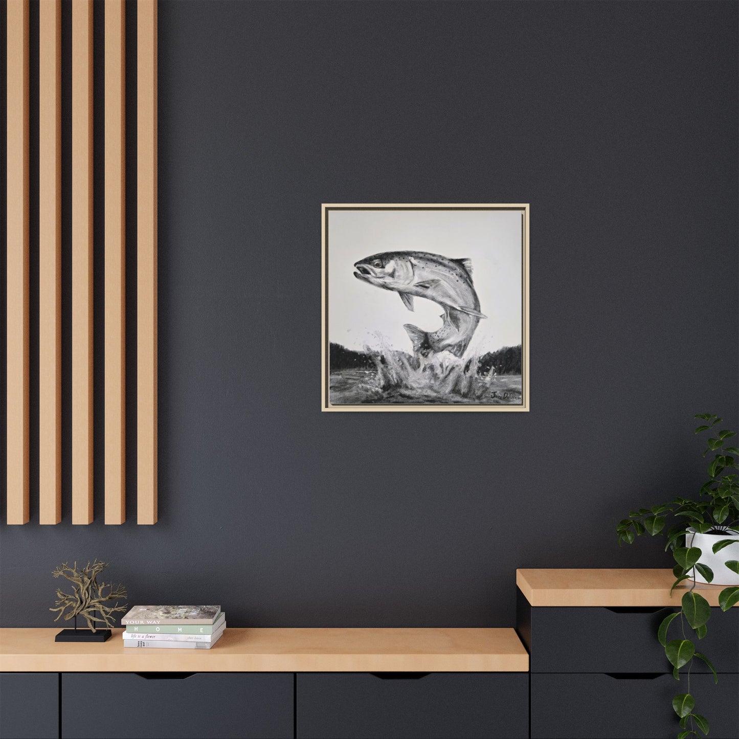 "Flying Rainbow" Framed Canvas