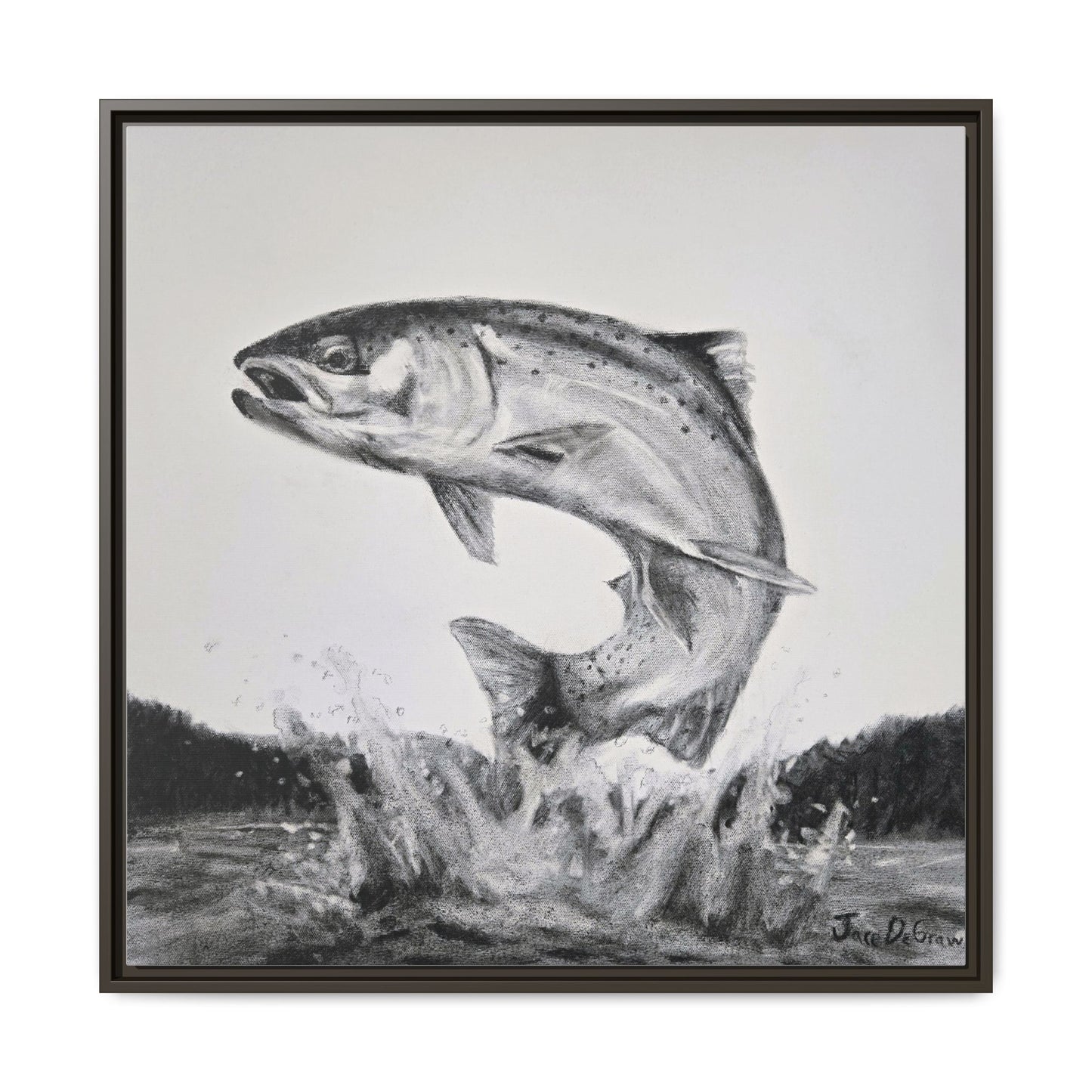 "Flying Rainbow" Framed Canvas