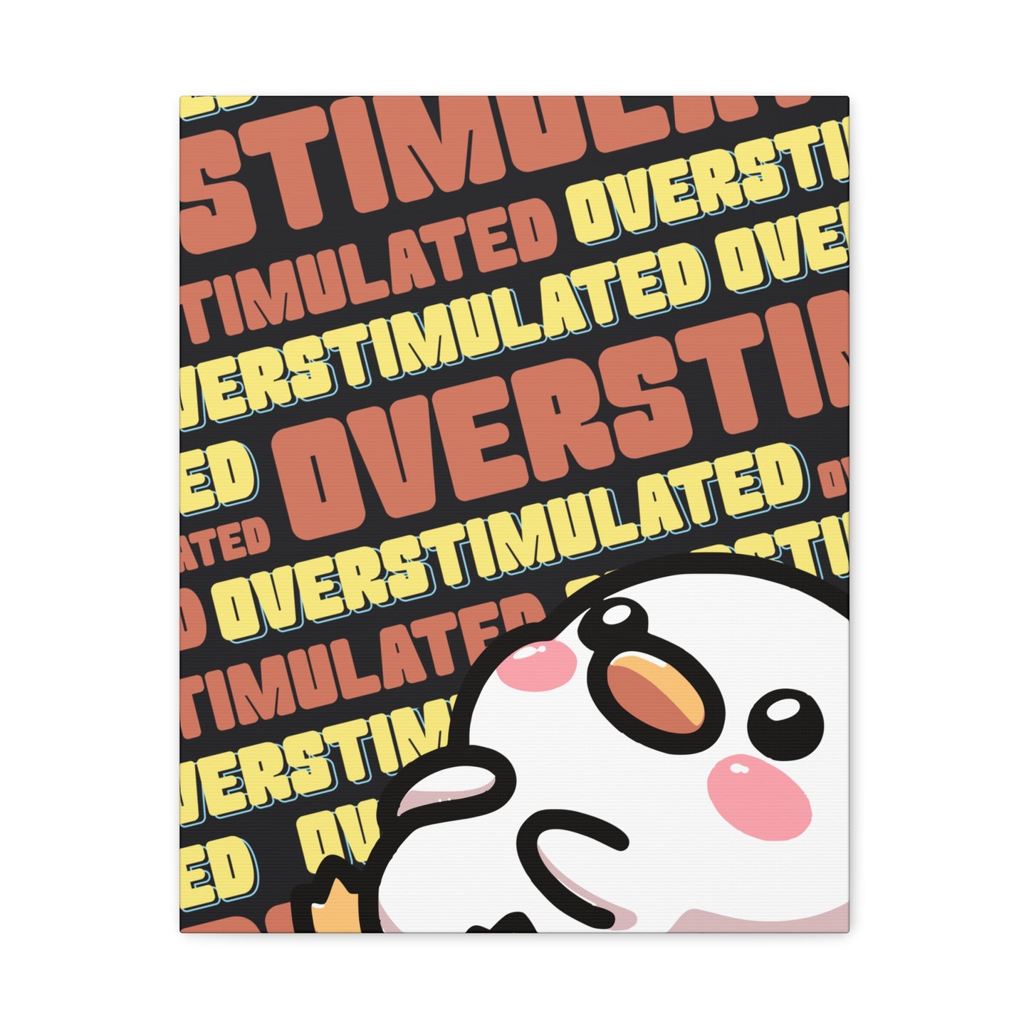 "Overstimulated" Canvas Wall Art