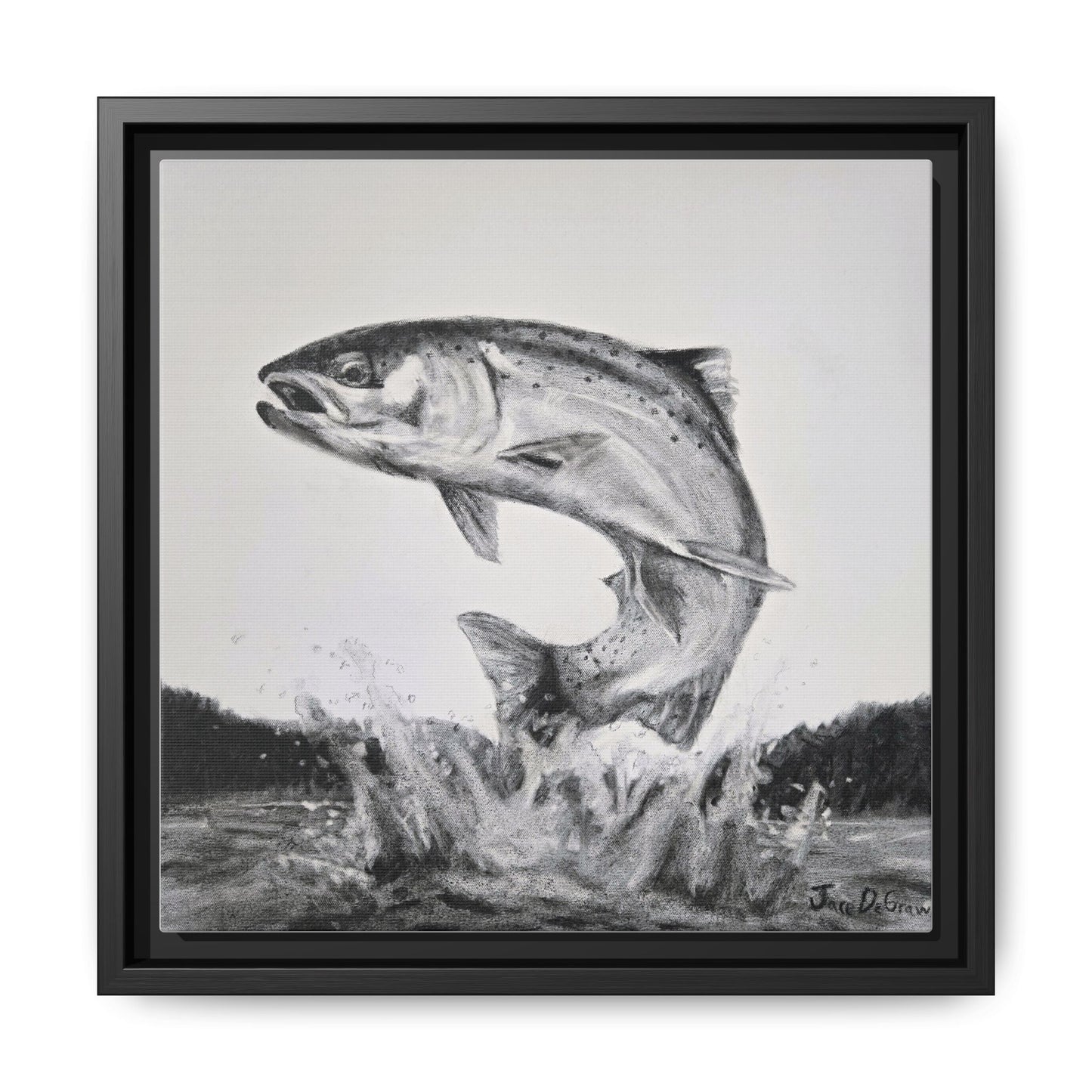 "Flying Rainbow" Framed Canvas