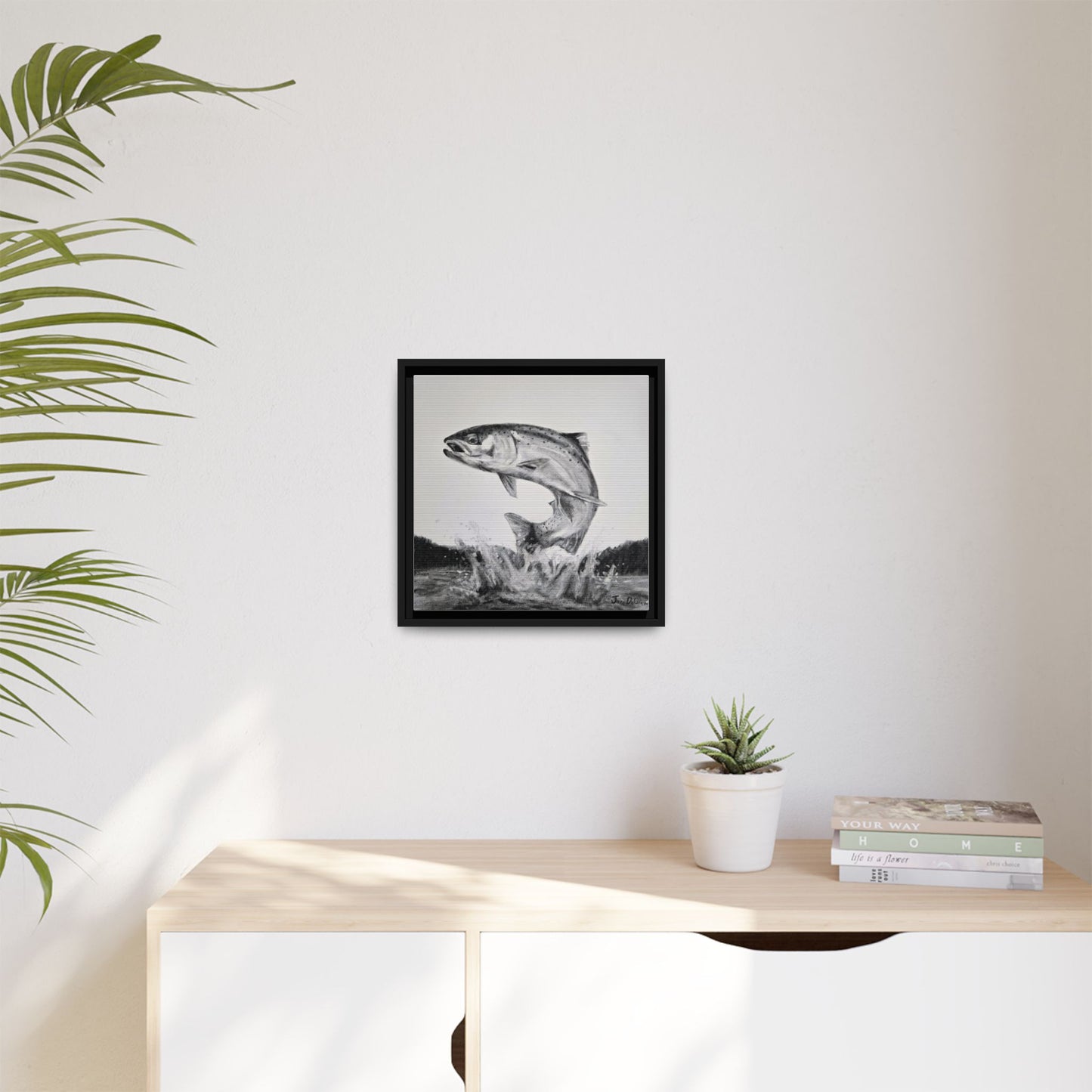 "Flying Rainbow" Framed Canvas