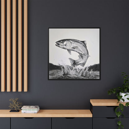 "Flying Rainbow" Framed Canvas