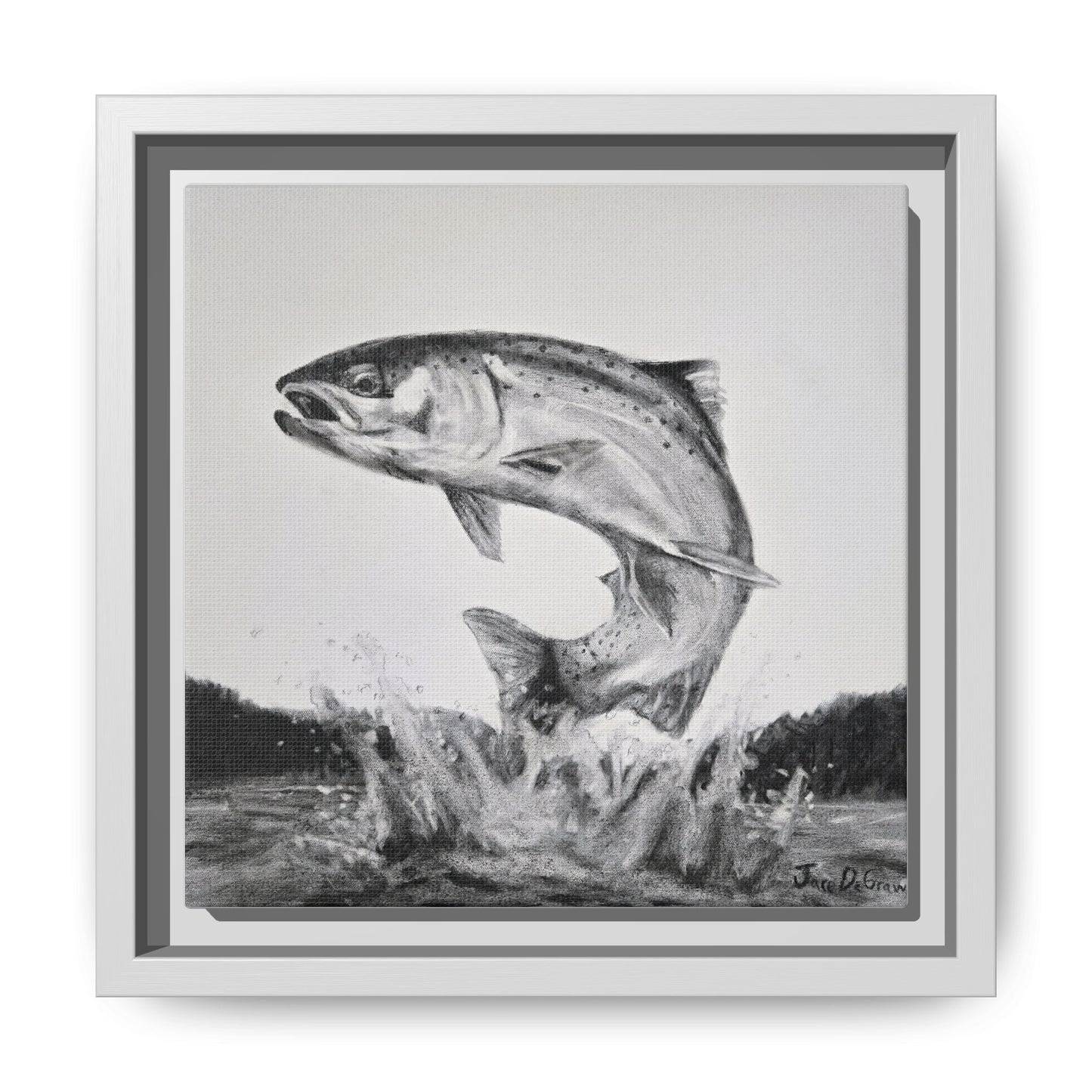 "Flying Rainbow" Framed Canvas