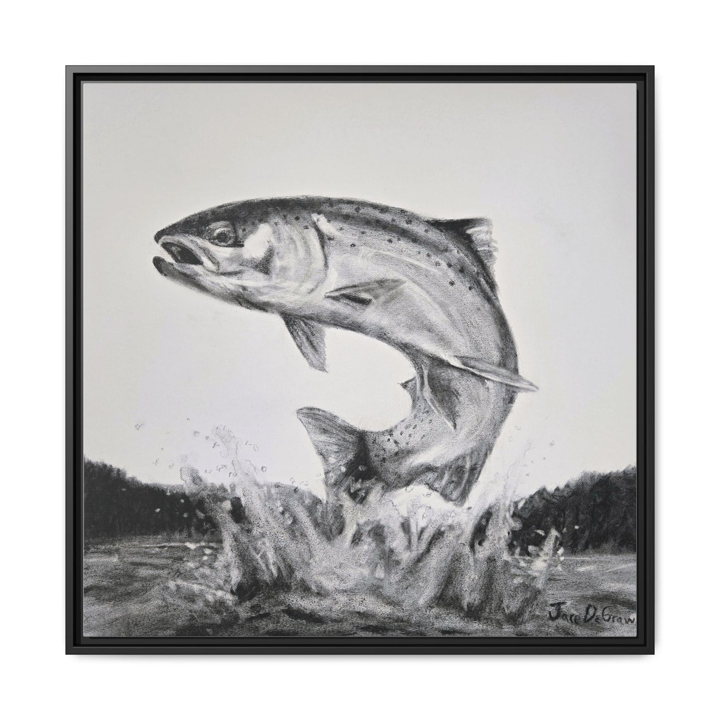 "Flying Rainbow" Framed Canvas