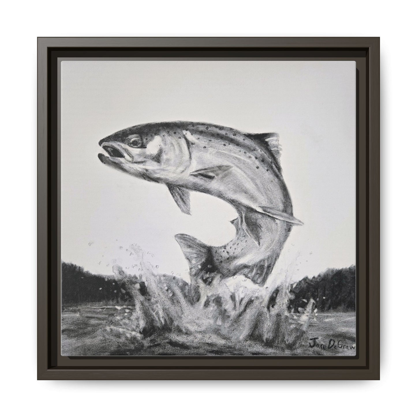 "Flying Rainbow" Framed Canvas