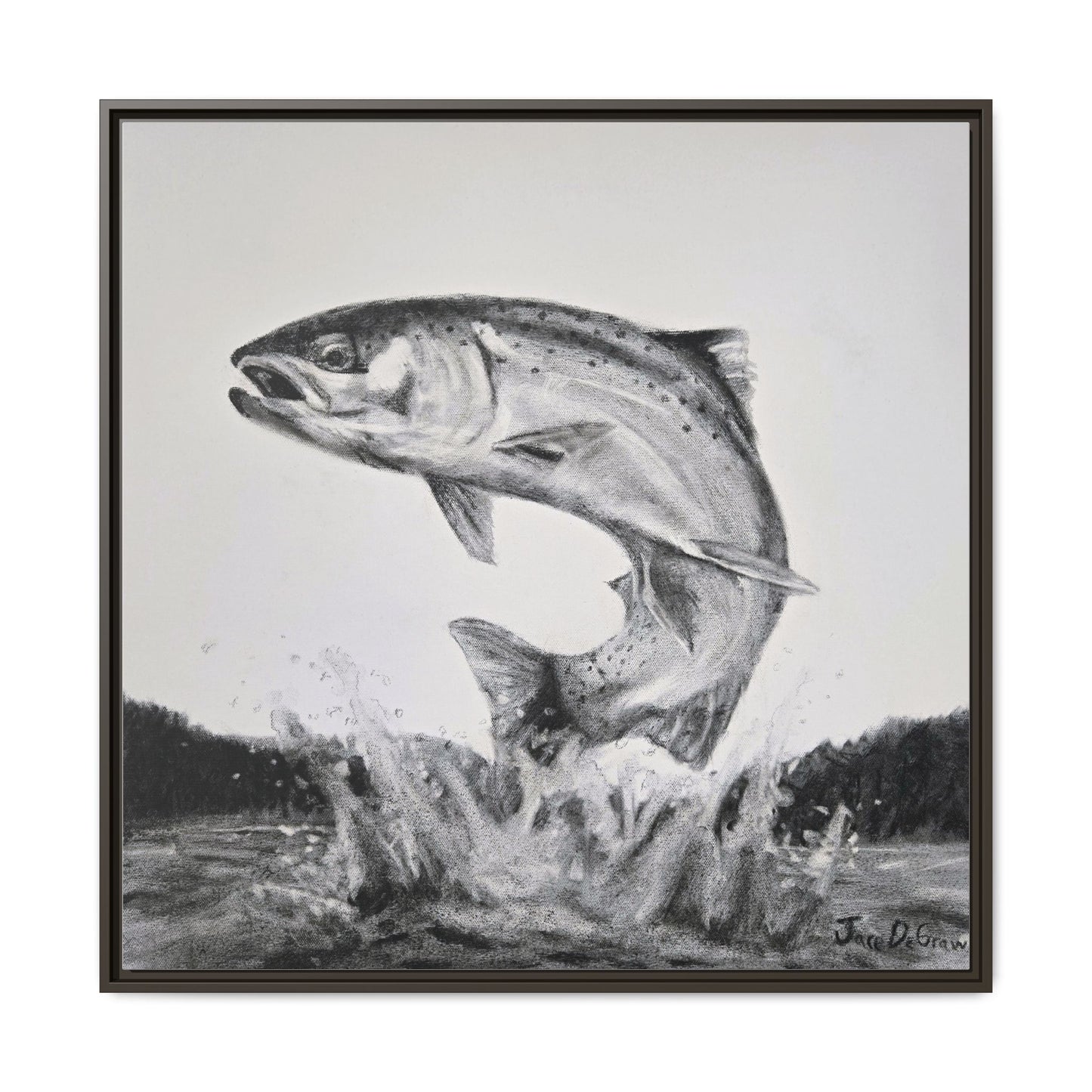 "Flying Rainbow" Framed Canvas