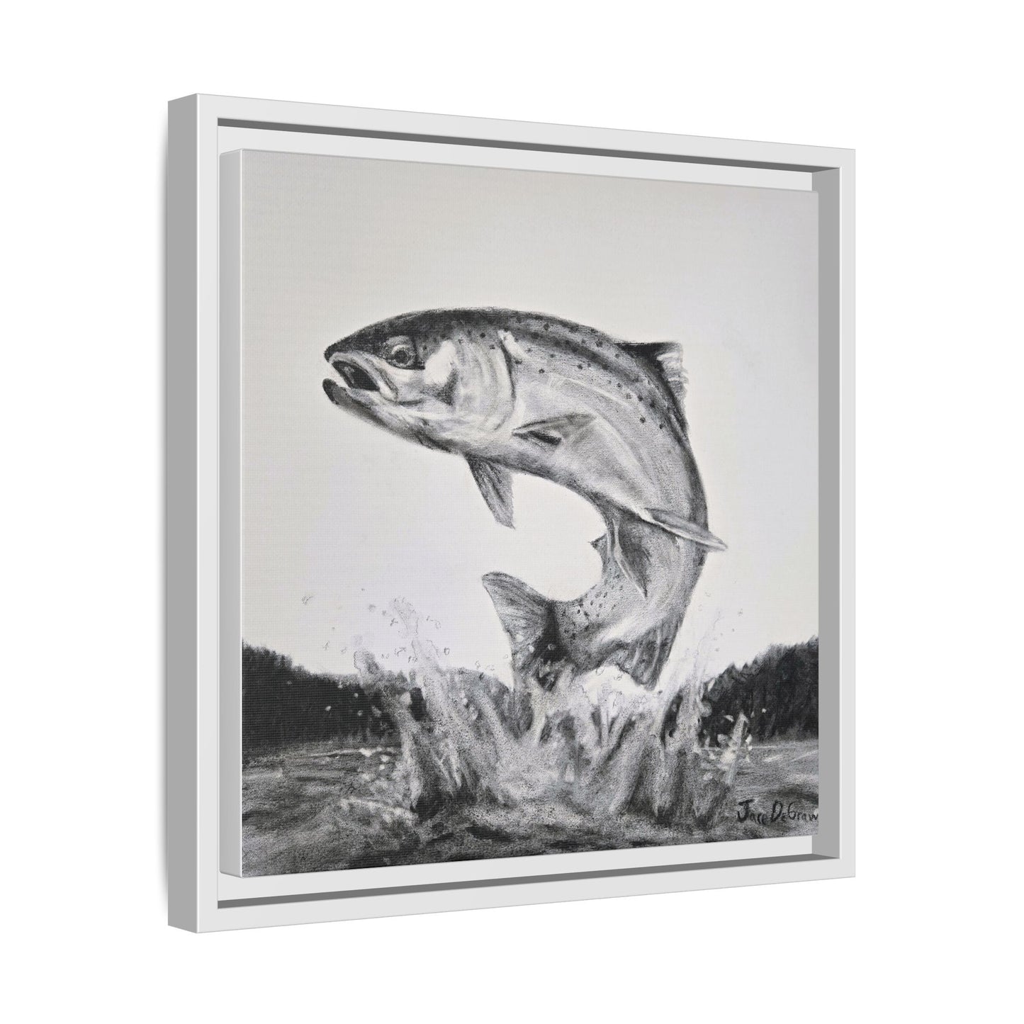 "Flying Rainbow" Framed Canvas