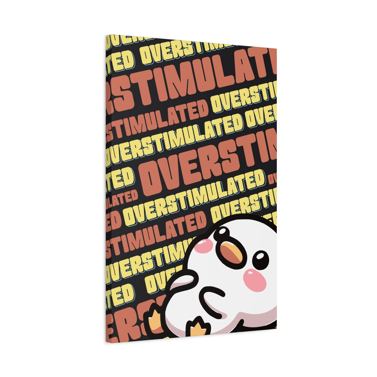 "Overstimulated" Canvas Wall Art