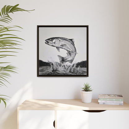 "Flying Rainbow" Framed Canvas
