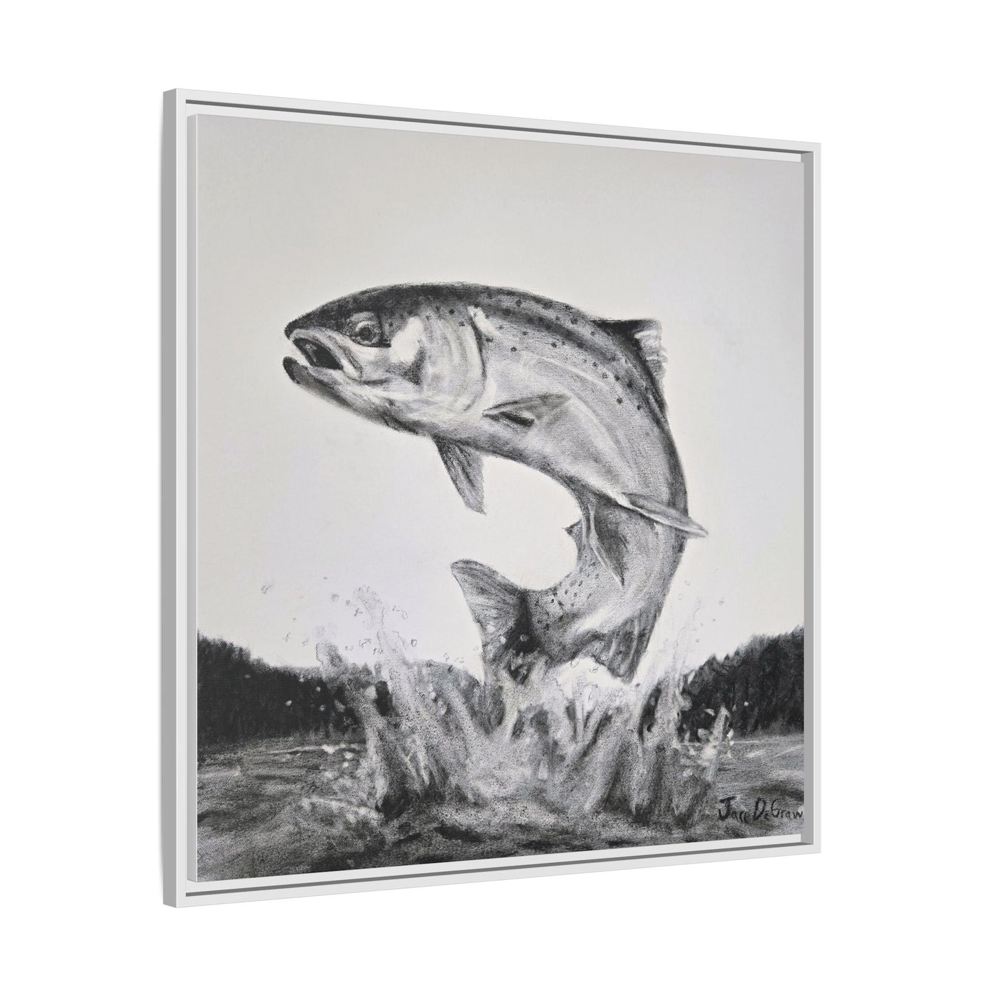 "Flying Rainbow" Framed Canvas