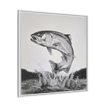 "Flying Rainbow" Framed Canvas