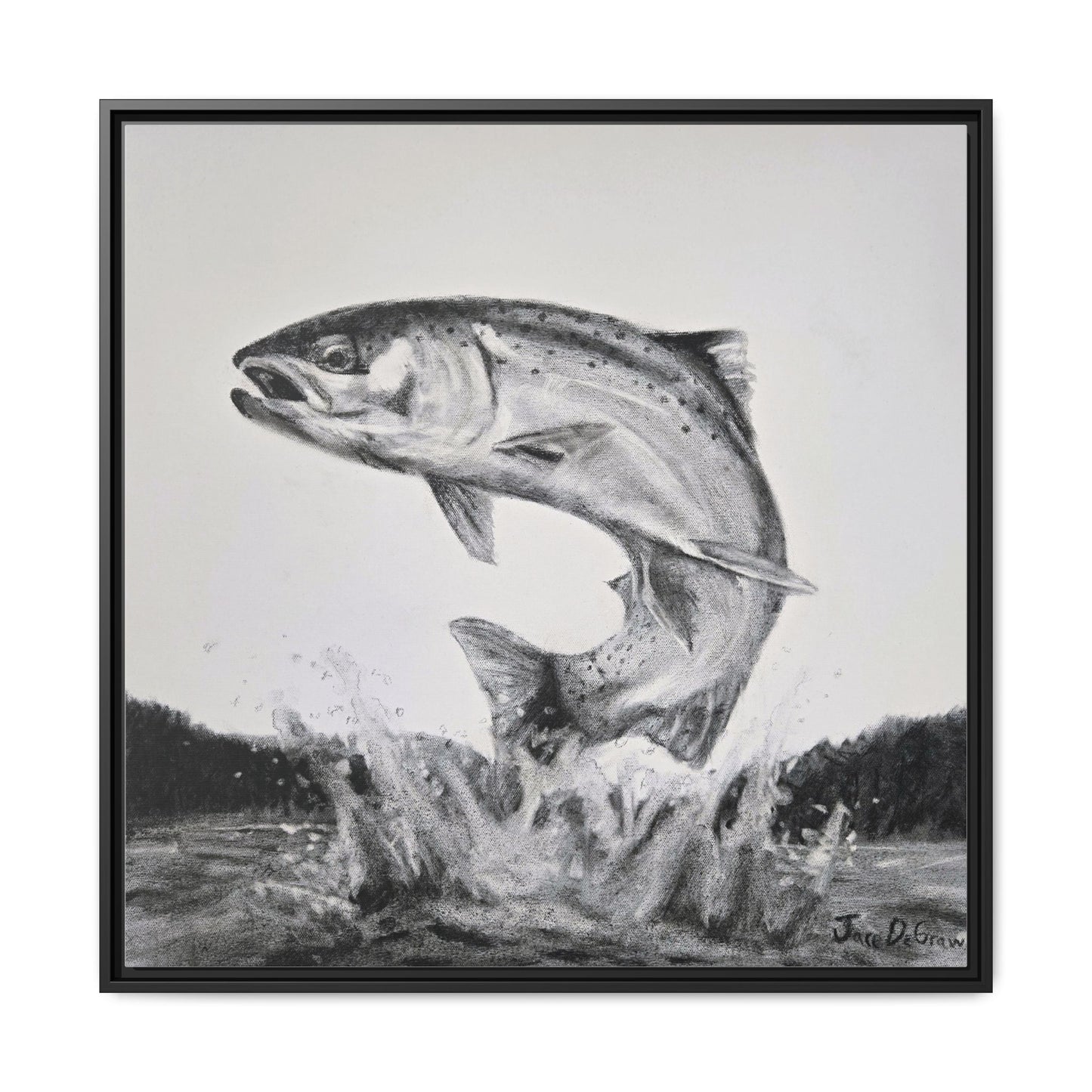 "Flying Rainbow" Framed Canvas