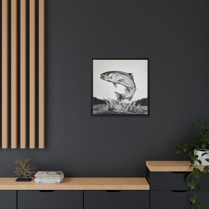 "Flying Rainbow" Framed Canvas