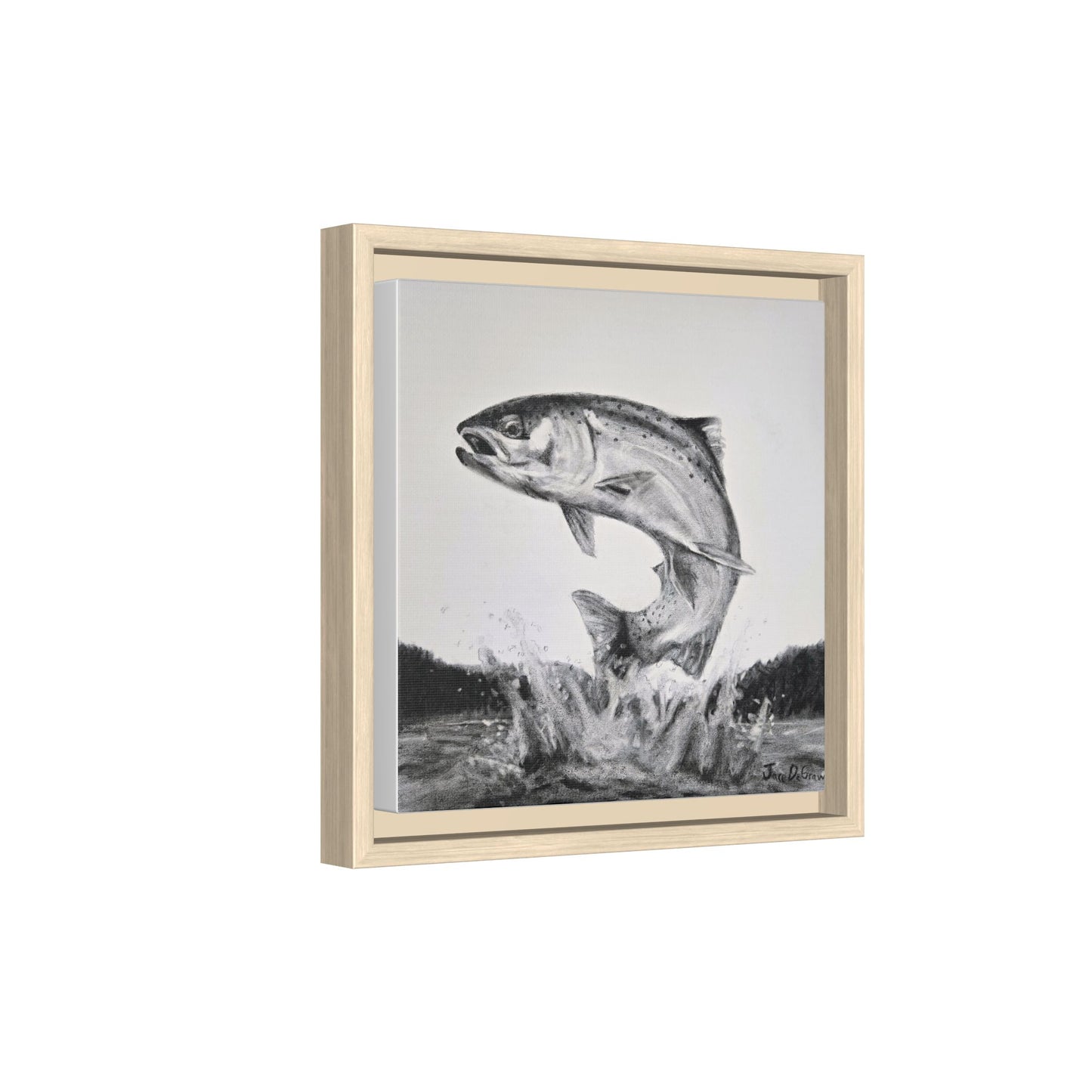 "Flying Rainbow" Framed Canvas