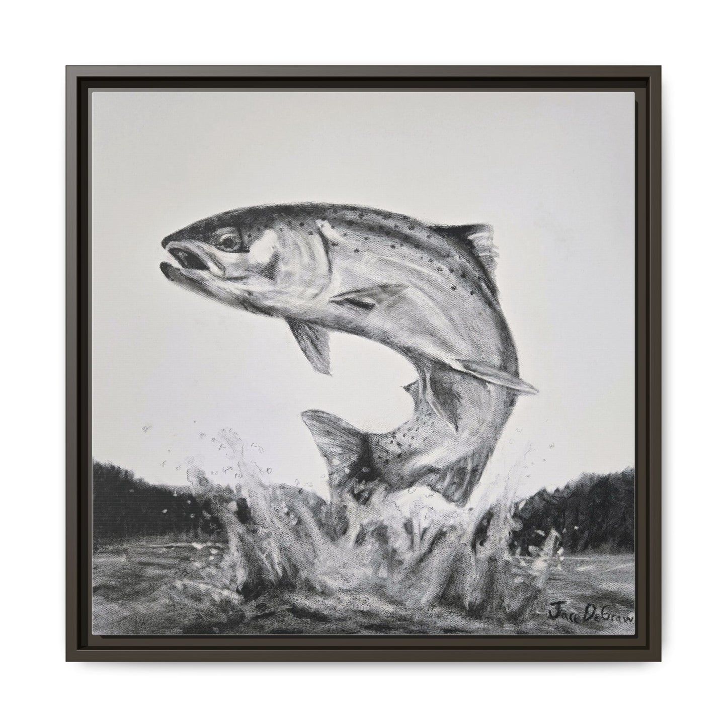 "Flying Rainbow" Framed Canvas