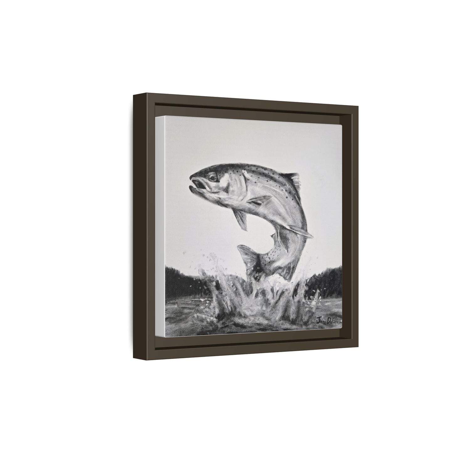 "Flying Rainbow" Framed Canvas