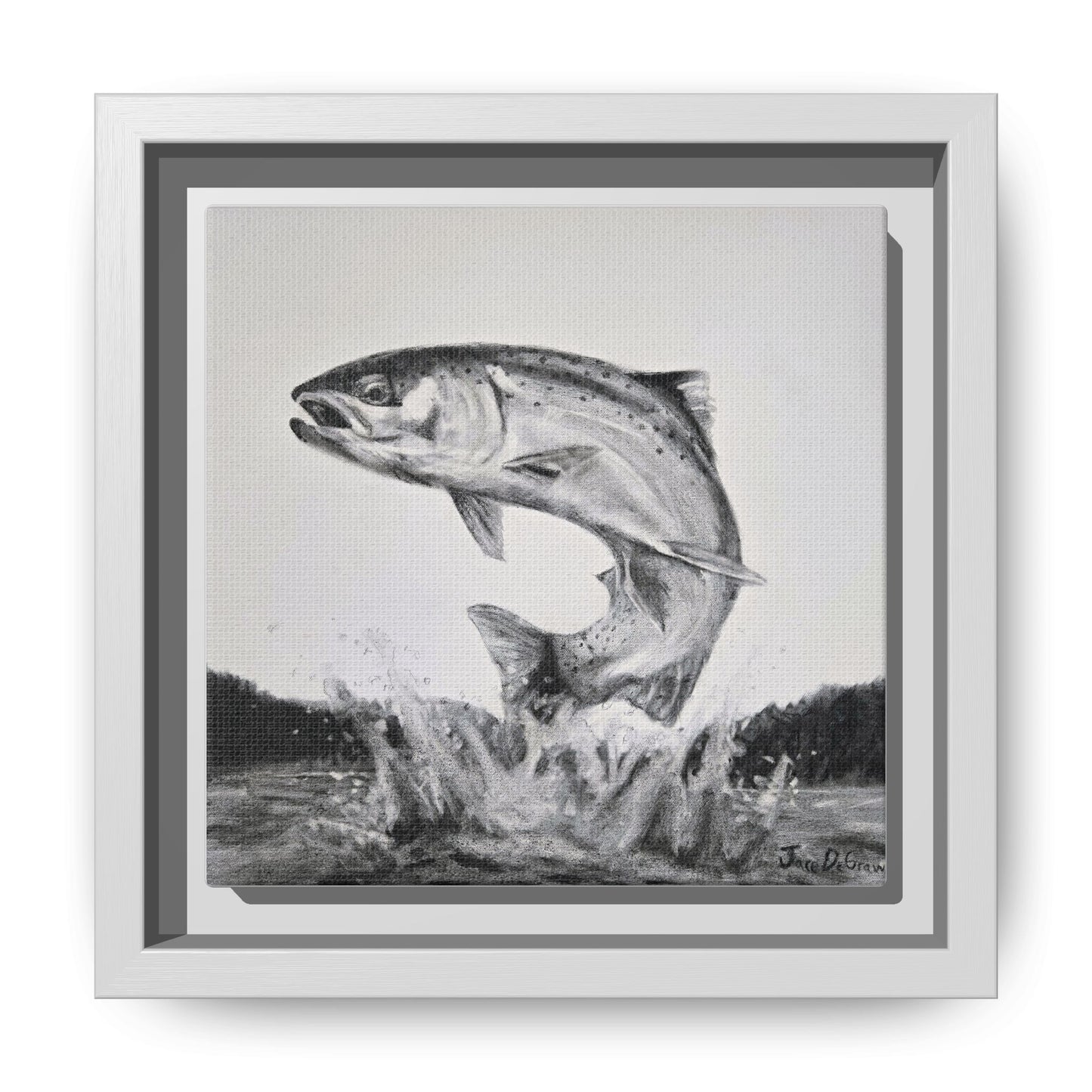 "Flying Rainbow" Framed Canvas