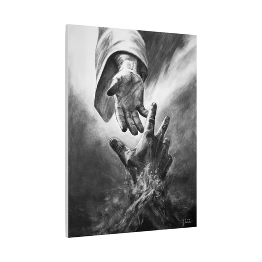 "The Rock of Our Redeemer" Stretched Canvas Print