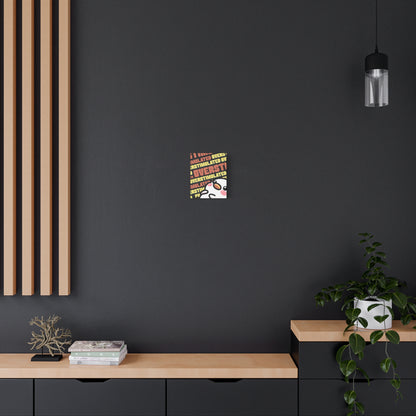 "Overstimulated" Canvas Wall Art