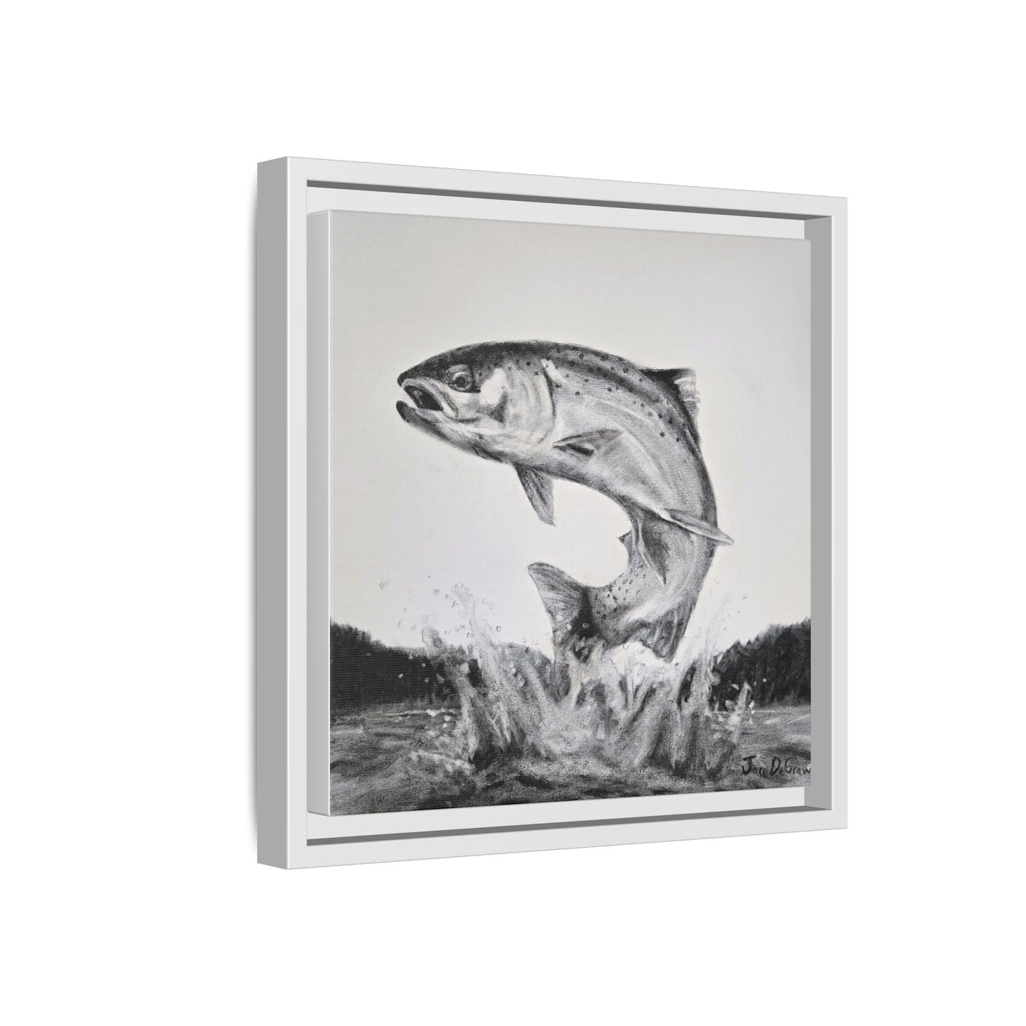 "Flying Rainbow" Framed Canvas
