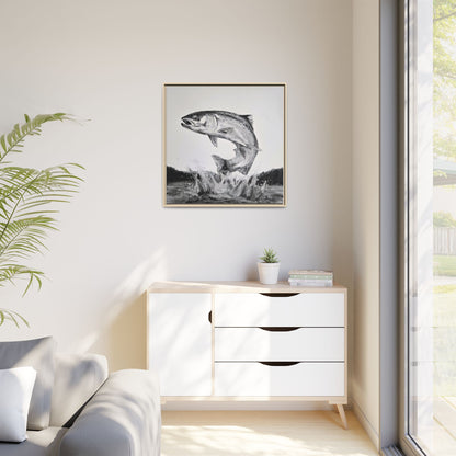"Flying Rainbow" Framed Canvas