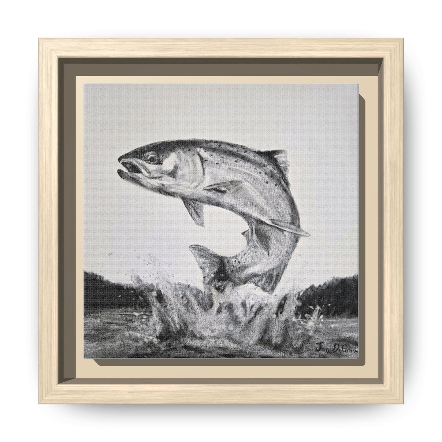 "Flying Rainbow" Framed Canvas