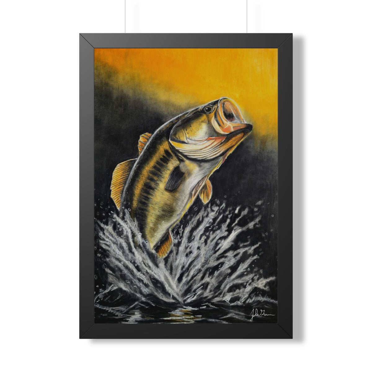 "Golden Rise" Framed Paper Print