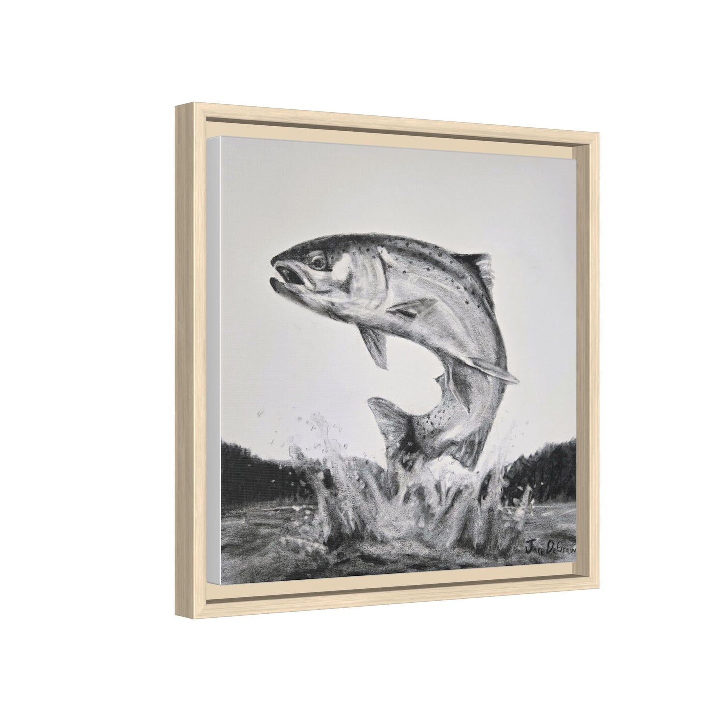 "Flying Rainbow" Framed Canvas