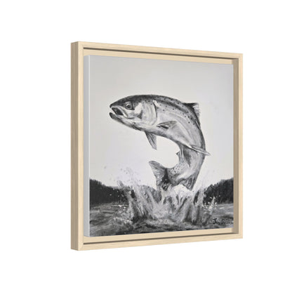 "Flying Rainbow" Framed Canvas