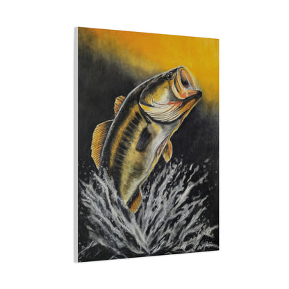 "Golden Rise" Stretched Canvas Print