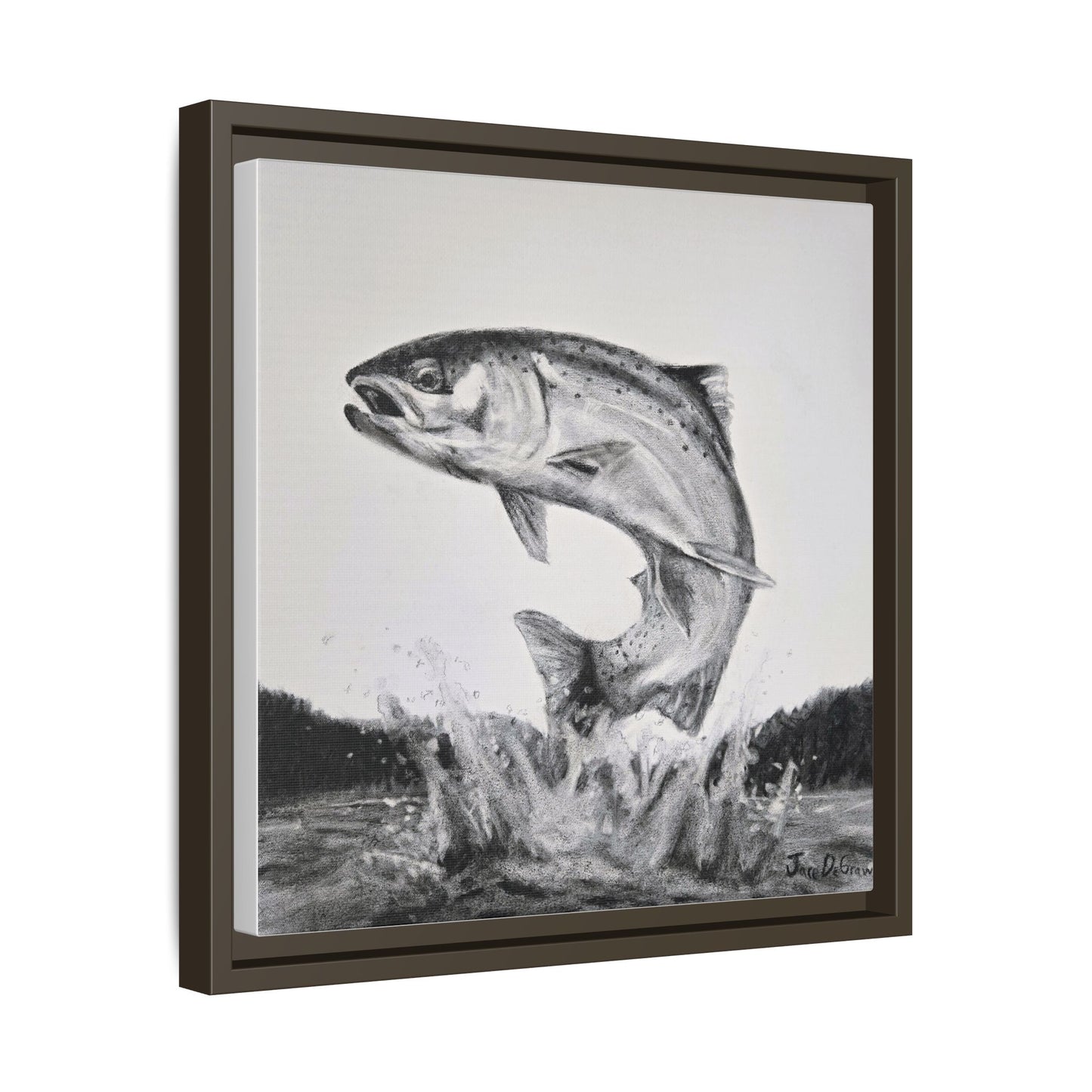 "Flying Rainbow" Framed Canvas