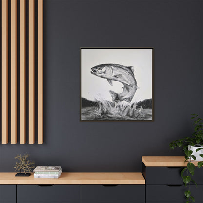 "Flying Rainbow" Framed Canvas