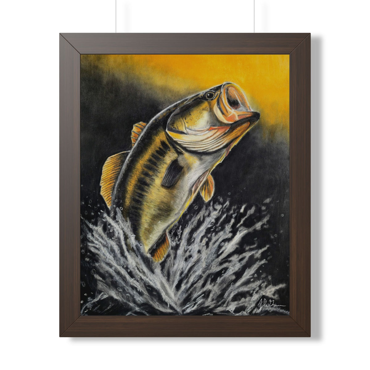 "Golden Rise" Framed Paper Print
