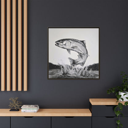 "Flying Rainbow" Framed Canvas