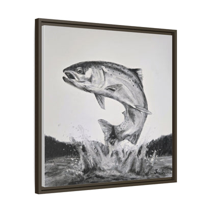 "Flying Rainbow" Framed Canvas