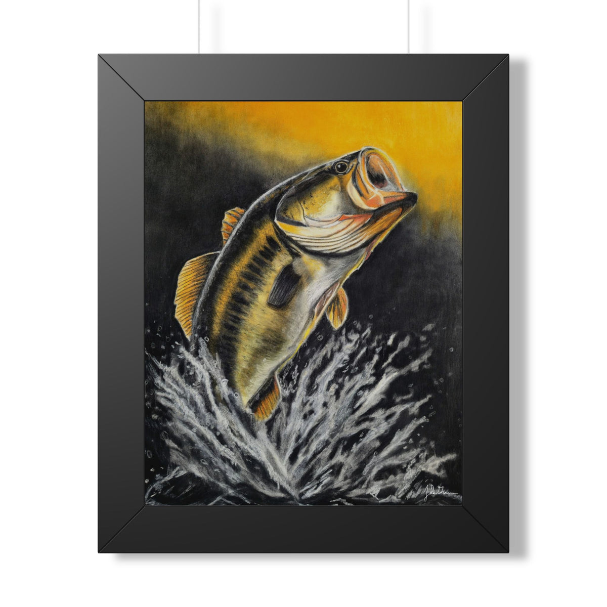 "Golden Rise" Framed Paper Print