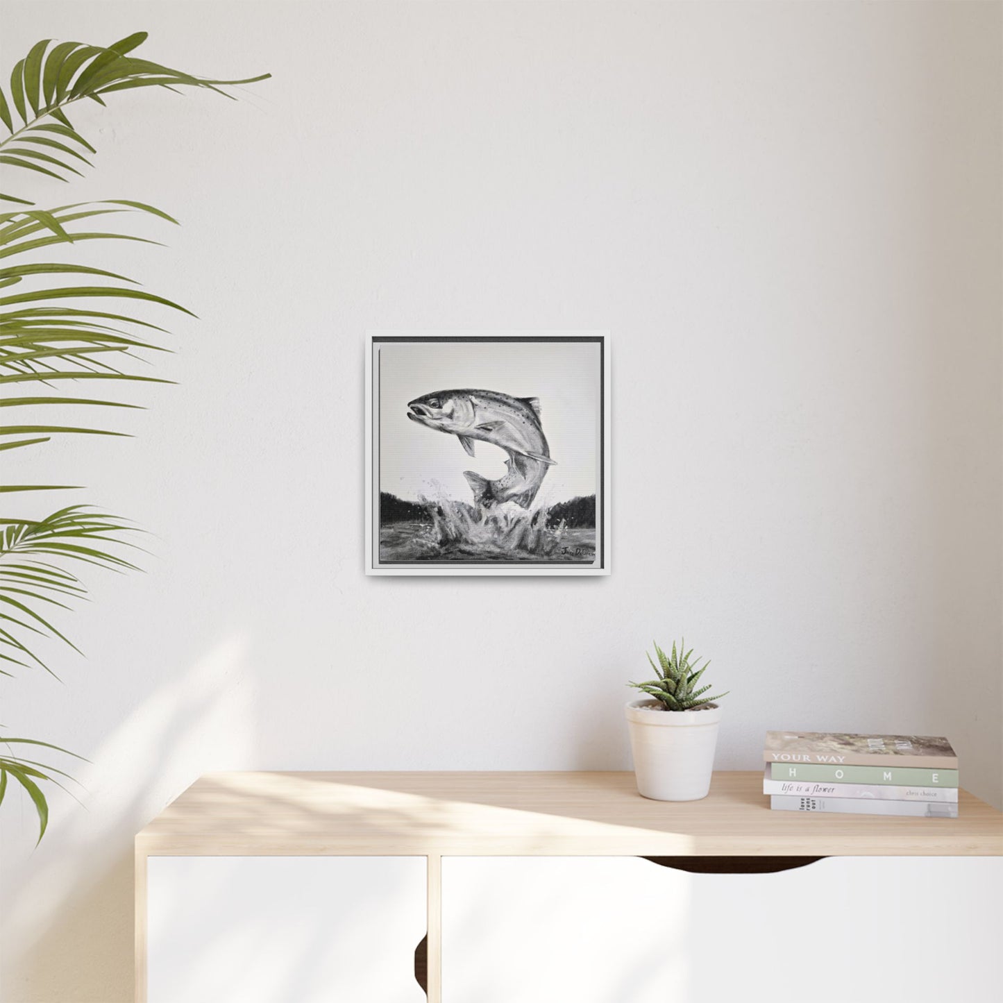"Flying Rainbow" Framed Canvas