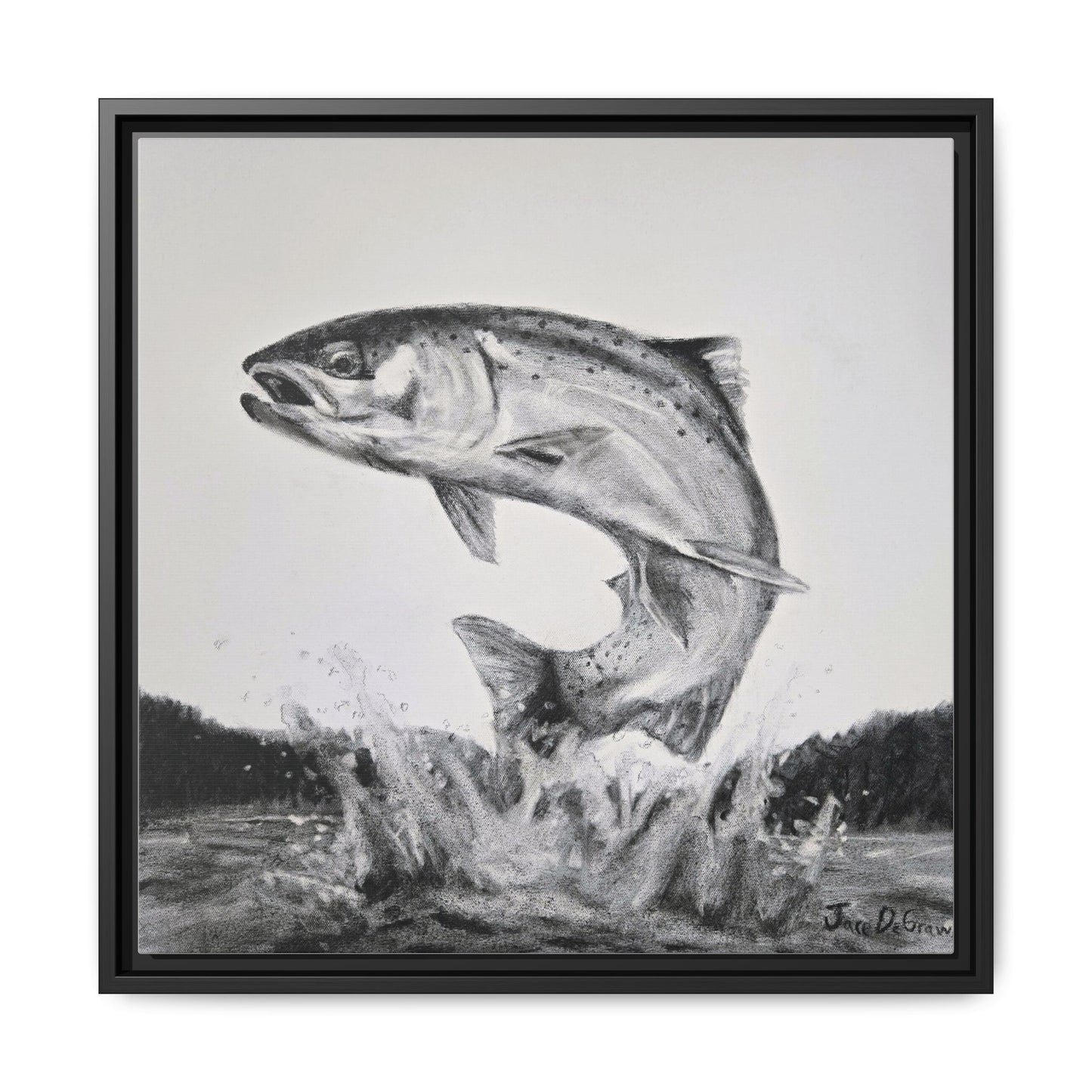 "Flying Rainbow" Framed Canvas