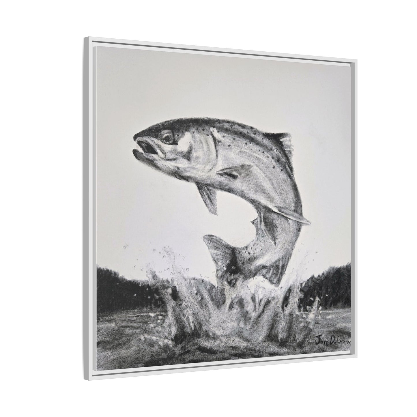 "Flying Rainbow" Framed Canvas