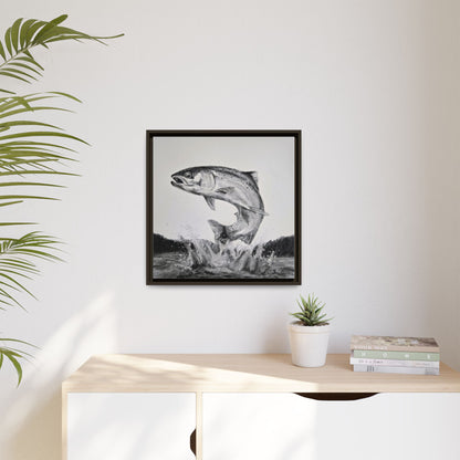 "Flying Rainbow" Framed Canvas