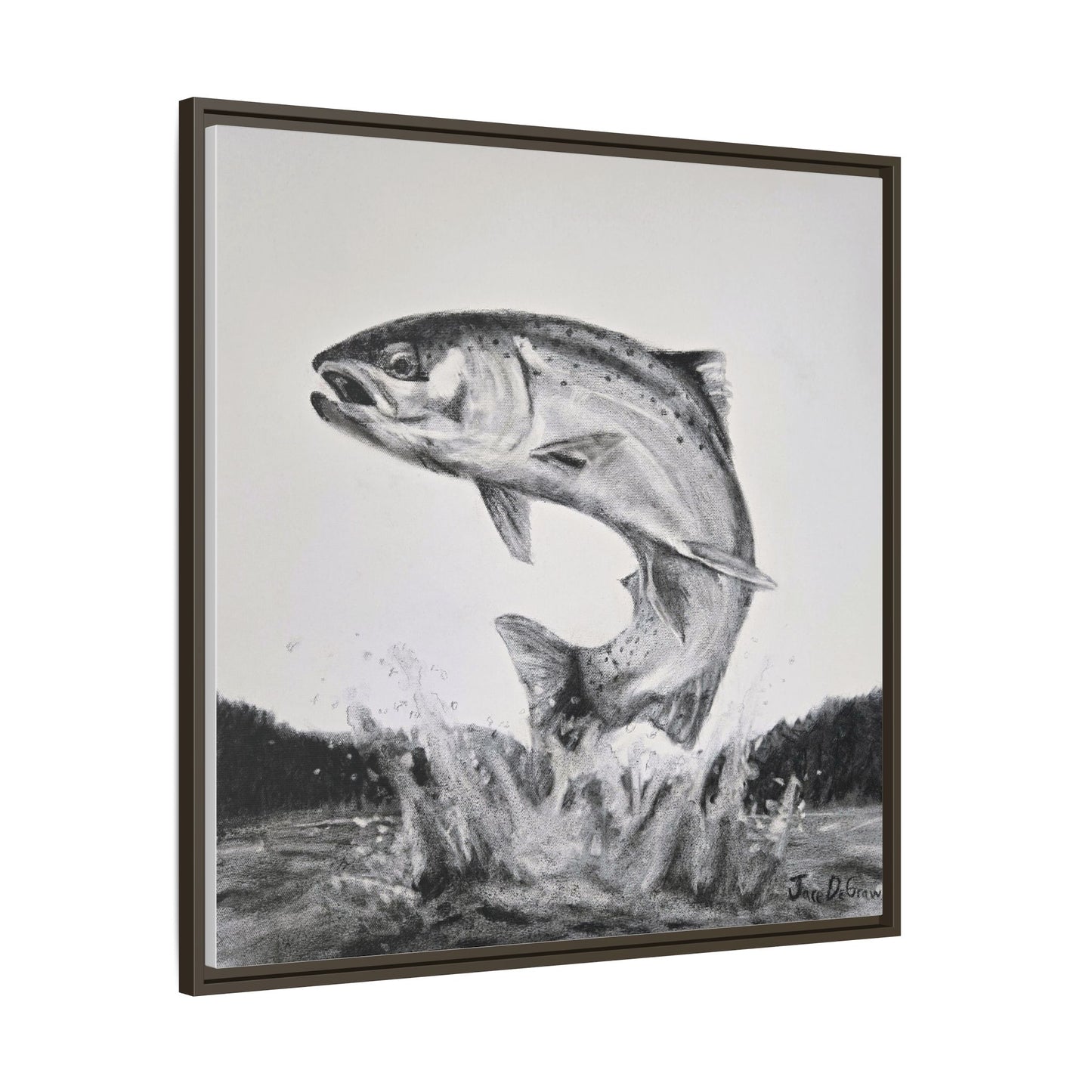 "Flying Rainbow" Framed Canvas