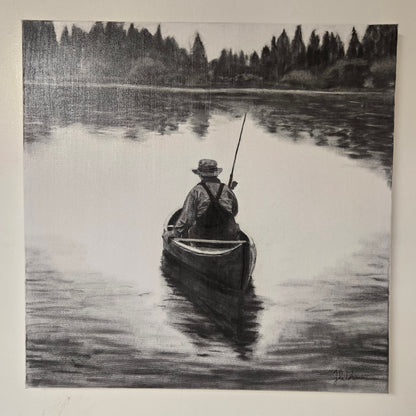 "Canoe Drift" Original