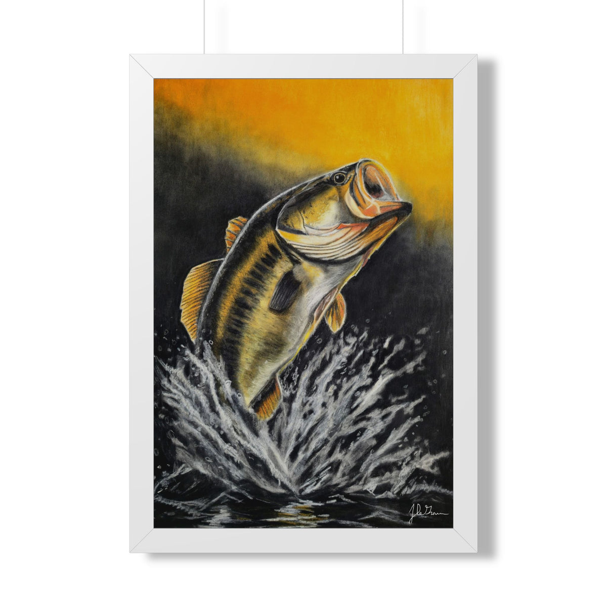 "Golden Rise" Framed Paper Print