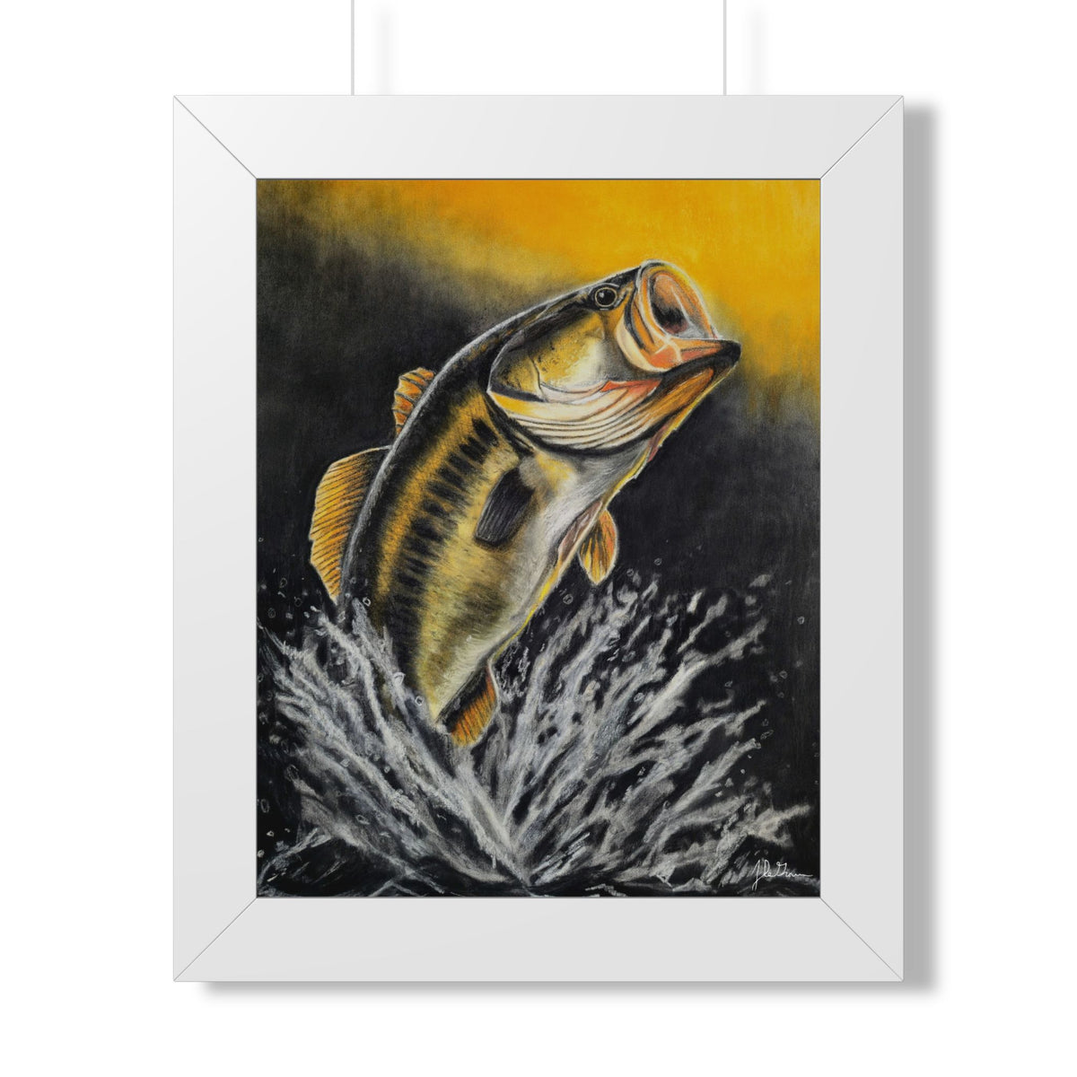 "Golden Rise" Framed Paper Print